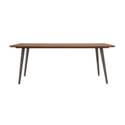 Coco Dining Table Rustic Oak/Brown - Armen Living