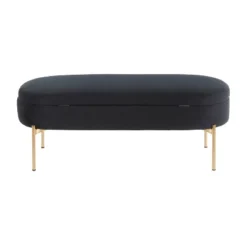 48" Chloe Contemporary Upholstered Storage Bench - LumiSource -Baxton Studio Shop GUEST f62edb6a a46d 4b29 a6f7 418233ffb022