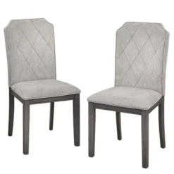 Set Of 2 Riga Chairs Gray - Buylateral -Baxton Studio Shop GUEST f64c02d2 9879 4e9a 81e3 18b20feaaae8