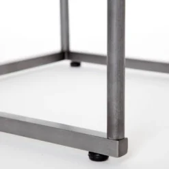 Berlin Solid Marble Side Table White - Finch -Baxton Studio Shop GUEST f6830616 6211 4c78 ba5b 02eddfe3d922