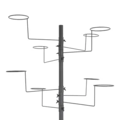 YIYIBYUS Modern Freestanding Metal Hat Organizer Rack, Hat Display Stand With 20 Hooks -Baxton Studio Shop GUEST f68faa1c 31f3 4cff 95d6 f62c437b0124