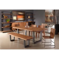 Sequoia Dining Table 2 Cartons Brown - Treasure Trove Accents -Baxton Studio Shop GUEST f703bbbc d8f9 4d48 bf79 25f25e6ea949