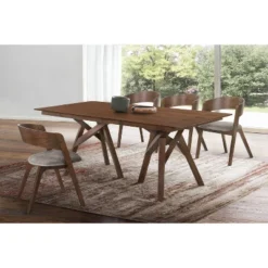 79" Cortina Mid-Century Modern Dining Table - Armen Living -Baxton Studio Shop GUEST f71973a7 7e1a 4548 8f6b 767048efbf74