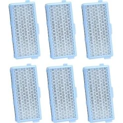 Nispira SF-HA50 SF-AA50 HEPA AirClean Vacuum Filter Replacement For Miele Bagged Canister Cleaner Compact C2/ C1 C2/ C3, S4 S5 S6 S8 S8000, 6 Packs -Baxton Studio Shop GUEST f7b87c05 1b0a 4242 b915 d10f36cb6172