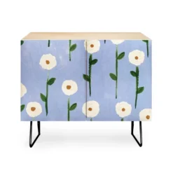Reves Et Histoires Cute Little Flowers Black Legged Credenza - Deny Designs -Baxton Studio Shop GUEST f7fd4d93 f7fe 45c0 bdae 47be57d64927