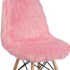 Emma And Oliver Shaggy Dog Fur Accent Chair -Baxton Studio Shop GUEST f81e4dba 04b1 4d1e ac96 438a32c7889a