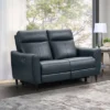 Tomasso Leather Power Reclining Loveseat With Power Headrest - Abbyson Living