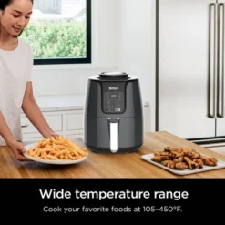 Ninja 4qt Air Fryer - Black AF101: Stainless Steel, 1550W, Digital Control, Dishwasher-Safe, 1-Year Warranty 11 Ninja 4qt Air Fryer - Black AF101: Stainless Steel, 1550W, Digital Control, Dishwasher-Safe, 1-Year Warranty -Baxton Studio Shop GUEST f95c9f40 6e1d 4650 afcc 0022af9ed0b2