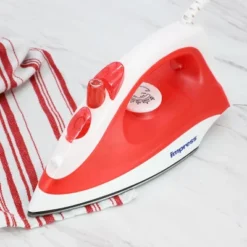 Impress 1200 Watt Compact & Lightweight Steam & Dry Iron In Red -Baxton Studio Shop GUEST f9a02e15 01cb 4e02 97aa 53385c064f6c