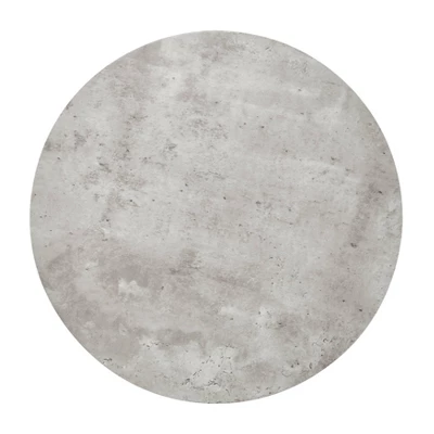 17.6" Round 3 Legged Industrial Style Side Table Cement - Danya B. 17 17.6" Round 3 Legged Industrial Style Side Table Cement - Danya B. - Image 17