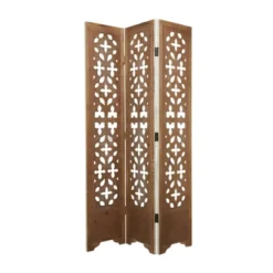 Country Cottage Wood Room Divider Screen White - Olivia & May -Baxton Studio Shop GUEST f9bcf7be bd0c 4773 bcf9 eb9ab55d1aff
