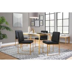 Set Of 2 Fuji High Back Dining Chairs - LumiSource 27 Set Of 2 Fuji High Back Dining Chairs - LumiSource -Baxton Studio Shop GUEST f9c8f747 c5d3 4539 b046 4b2ebc7177f1