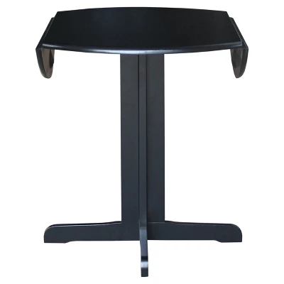 Oval 36" Dual Drop Leaf Table - International Concepts 2 Oval 36" Dual Drop Leaf Table - International Concepts - Image 2