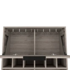 Gulches Wine Cabinet With 6 Cubbies, 2 Door Flexible Cabinets, 4 Legs And 34.3'' Superior Top 24 Gulches Wine Cabinet With 6 Cubbies, 2 Door Flexible Cabinets, 4 Legs And 34.3'' Superior Top -Baxton Studio Shop GUEST fa487710 7500 4c23 a0de 4310d6d3cef7