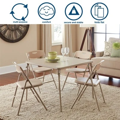 COSCO 5-Piece Folding Dining Set 4 COSCO 5-Piece Folding Dining Set - Image 4