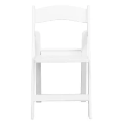Emma And Oliver 4 Pack 1000 Lb. Capacity White Resin Folding Chair With Slatted Seat -Baxton Studio Shop GUEST fa55a2f5 eb45 47f0 8bbf 73ccace4ccd1
