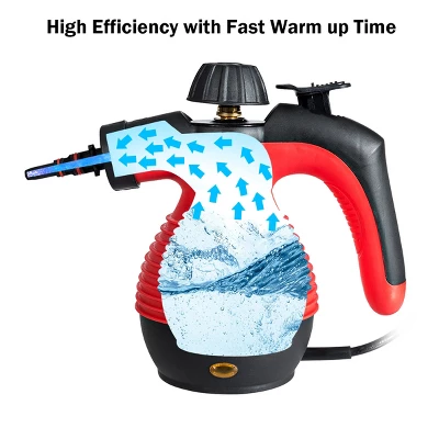 Costway Multifunction Portable Steamer Household Steam Cleaner 1050W With Attachments Red 8 Costway Multifunction Portable Steamer Household Steam Cleaner 1050W With Attachments Red - Image 8