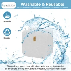 Nispira XFFK320 Filter Replacement For Shark Rotator Navigator Lift-Away ADV DuoClean PowerFins Upright Vacuum Cleaner, Fits LA500WM 6 Packs -Baxton Studio Shop GUEST fb162c2d 82e5 46a9 8443 956aec831542