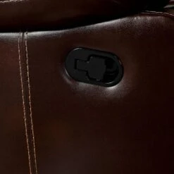 Prestwick Plush Armrests Sofa With 2 Recliner Brown - HOMES: Inside + Out -Baxton Studio Shop GUEST fb3626ac 519e 4418 ab0e 59241000506e