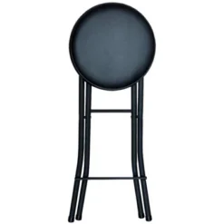 Peakform Vinyl Folding Stool Black