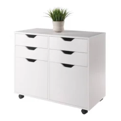Halifax 2 Sections Mobile Storage Cabinet - Winsome 17 Halifax 2 Sections Mobile Storage Cabinet - Winsome -Baxton Studio Shop GUEST fb83a1f5 9a7f 4dbf b3ea 900e6a1f7cbb