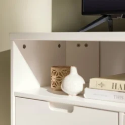 Cara Mid-Century Modern 3 Drawer Corner TV Stand For TVs Up To 58" - Saracina Home 25 Cara Mid-Century Modern 3 Drawer Corner TV Stand For TVs Up To 58" - Saracina Home -Baxton Studio Shop GUEST fb957360 40de 4089 a8ee 5e1e6d667985