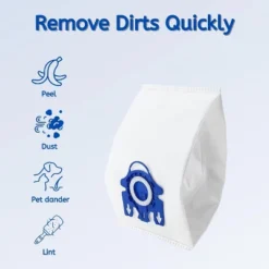 Nispira 3D Airclean GN Vacuum Cleaner Bags For Miele Classic C1 Complete C3 C2 C1 S600 S800 S5 S2 S8 Series S227 S240 S270 S400 10123210. 24 Packs -Baxton Studio Shop GUEST fb9d0004 5c44 4d90 b418 b787591b2a99