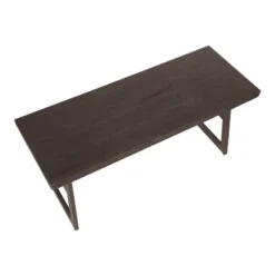 Geo Industrial Bench Antique Espresso Brown - Lumisource -Baxton Studio Shop GUEST fb9fe0df ab19 4bf3 b636 c578301340d6