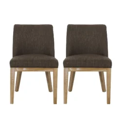 Christopher Knight Home Camas Contemporary Upholstered Wood Dining Chairs (Set Of 2) -Baxton Studio Shop GUEST fc0d9044 e503 436c 991e 2bb1a929100b