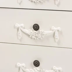 Eliya Wood 3 Drawer Storage Cabinet White - Baxton Studio -Baxton Studio Shop GUEST fc739d85 5585 4658 848b 8ad966d9a7db