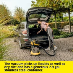 Karcher WD 6 P S Corded Wet/Dry Vacuum, Heavy Duty Canister Vac -Baxton Studio Shop GUEST fca43238 2b3b 44b0 a2f2 26e669b274df