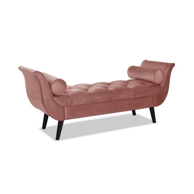 Jennifer Taylor Home Alma Tufted Flared Arm Entryway Bench 1 Jennifer Taylor Home Alma Tufted Flared Arm Entryway Bench