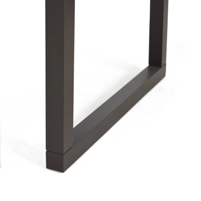 Jennings Live Edge Cocktail Table Cherry/Black - Steve Silver Co.: Pine Veneer, Metal Glides, CSA Certified 4 Jennings Live Edge Cocktail Table Cherry/Black - Steve Silver Co.: Pine Veneer, Metal Glides, CSA Certified - Image 4