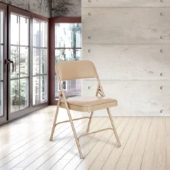 Set Of 4 Premium Vinyl Padded Folding Chairs - Hampden Furnishings -Baxton Studio Shop GUEST fe2a111a cb2d 4df3 a4c1 5bc099f5ee27