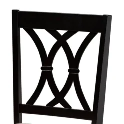 7pc Reneau Upholstered Wood Dining Set Sand Brown/Espresso - Baxton Studio 8 7pc Reneau Upholstered Wood Dining Set Sand Brown/Espresso - Baxton Studio -Baxton Studio Shop GUEST fe32481a 4d52 44bf 8268 227852db3346