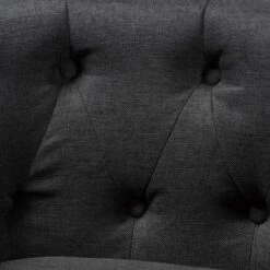 Bisset Chesterfield Chair Gray - Baxton Studio -Baxton Studio Shop GUEST ff59f0b4 5892 4a87 9407 8187d6a57901