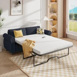 Mjkone Pull Out Sofa Bed,Full Size Sleeper Sofa Couch With Memory Foam Mattress 19 Mjkone Pull Out Sofa Bed,Full Size Sleeper Sofa Couch With Memory Foam Mattress -Baxton Studio Shop GUEST ff9219a0 98db 478f 8028 e966ff7fc24d