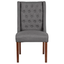 Flash Furniture HERCULES Preston Series Tufted Parsons Chair With Side Panel Detail -Baxton Studio Shop GUEST ffa9c2fd 32de 48c6 b98a 4c993e197e67