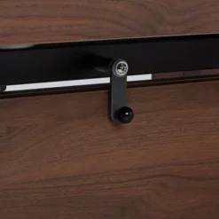 55 Downing Street Modern Distressed Walnut Wood Rectangular Dining Table 59 1/4" X 35 1/2" Brown 2-Leaf Extension For Spaces Living Room Dining Room -Baxton Studio Shop GUEST ffc362ae dbaf 46b1 abcd b64ee586e7d5