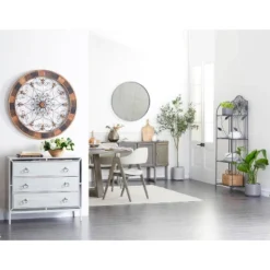 Glam Painted Wood And Mirror Chest White - Olivia & May -Baxton Studio Shop GUEST fff37c66 730a 46f5 b4f6 f5566a107e5e